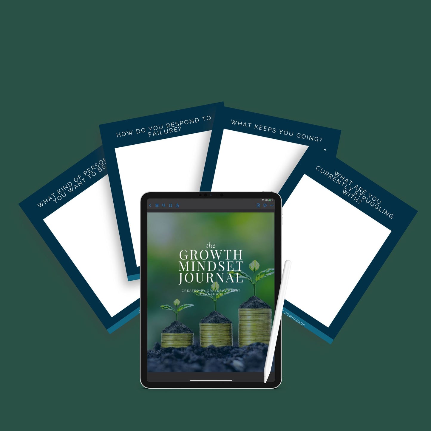 The Growth Mindset Journal – Unlock Your Potential & Embrace Lifelong Growth - The Grateful Collective