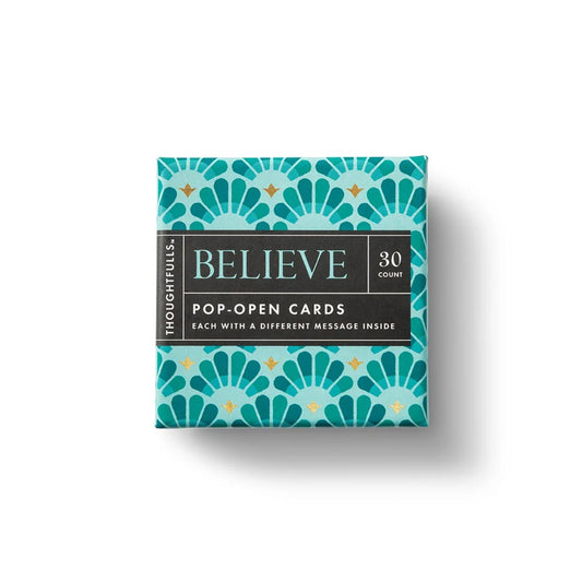 Believe Pop-Open Cards – Daily Inspiration to Uplift Your Spirit - The Grateful Collective