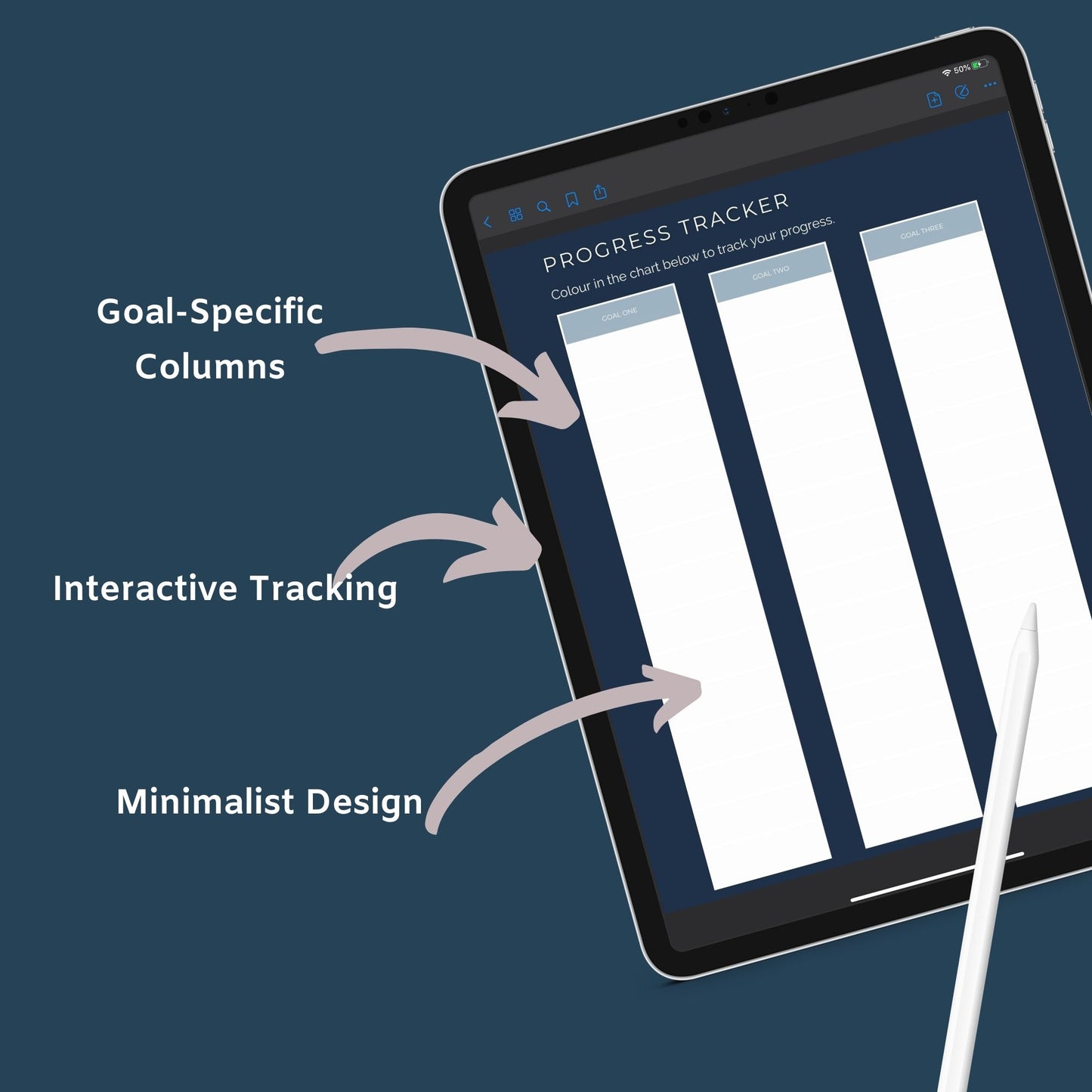 Business Goals Planner | Entrepreneur Goal Tracker | Digital PDF