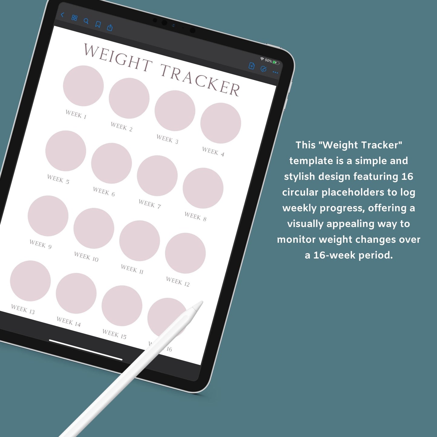 Fitness & Health Planner | Workout, Meal & Habit Tracker | PDF
