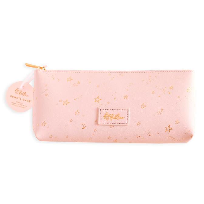 Fox & Fallow Stardust Vegan Leather Pencil Case – A Celestial Touch to Your Stationery - The Grateful Collective