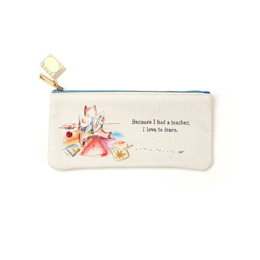 "Because I Had a Teacher" Pencil Case – A Heartfelt Tribute to Educators - The Grateful Collective
