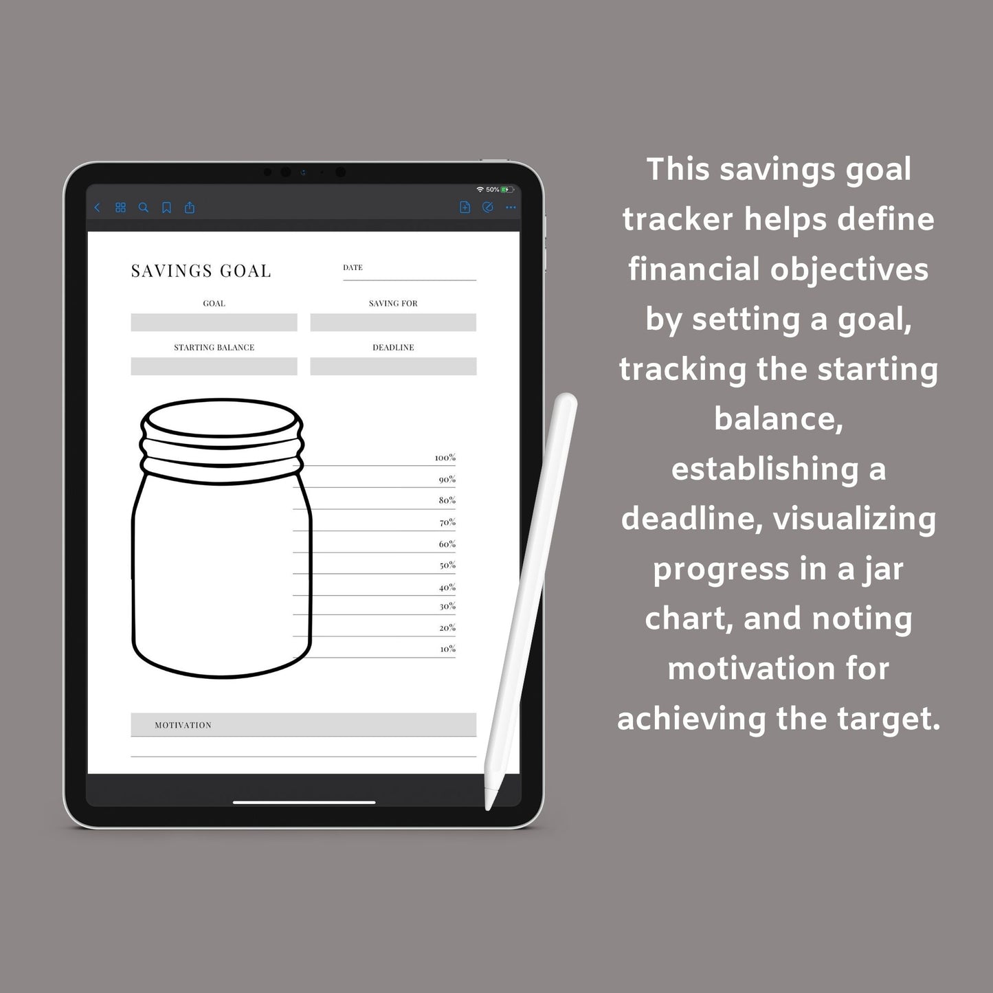 Budget Planner | Printable Finance Tracker | Digital PDF Download