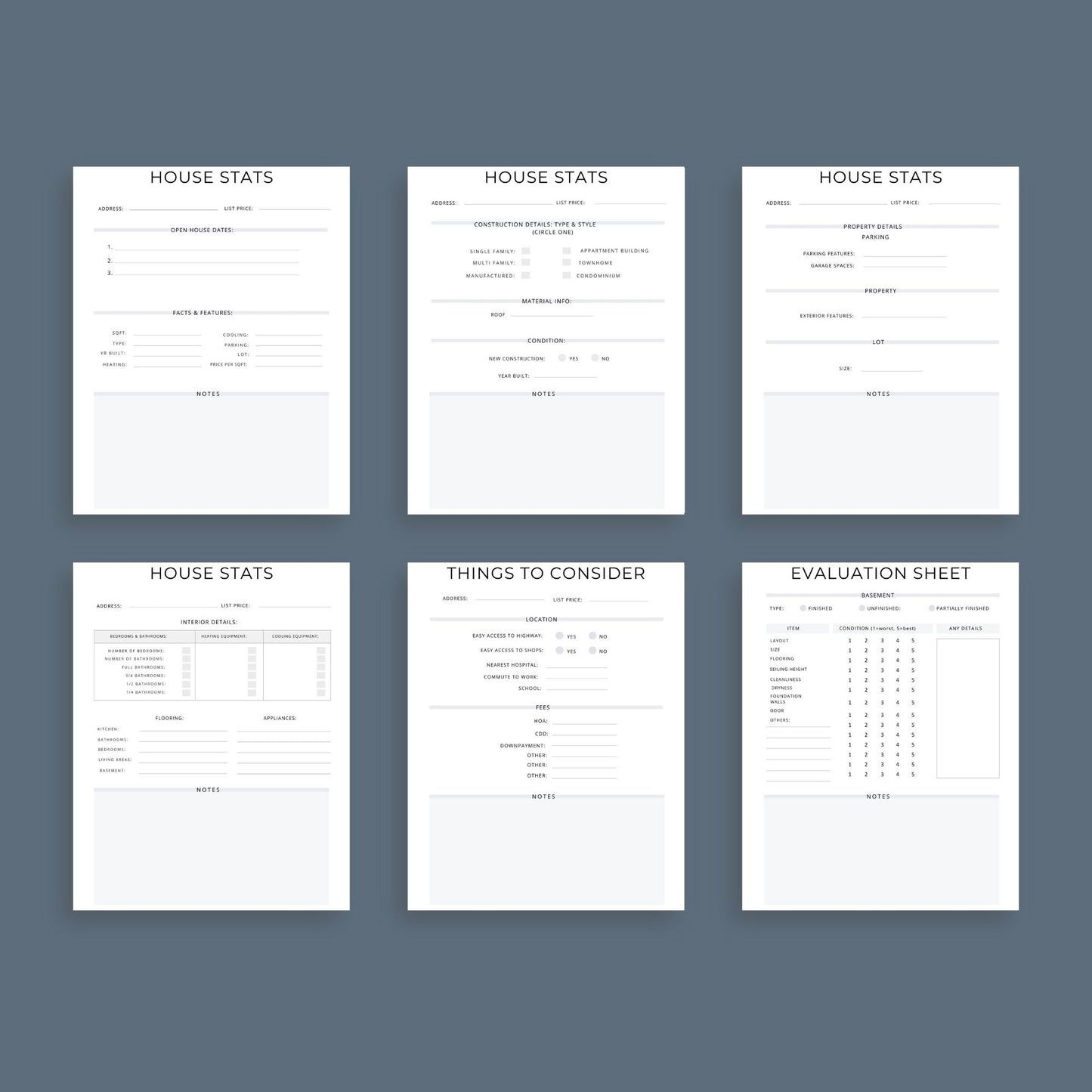 Home Buying Planner | Real Estate Checklist & Budget Guide | PDF