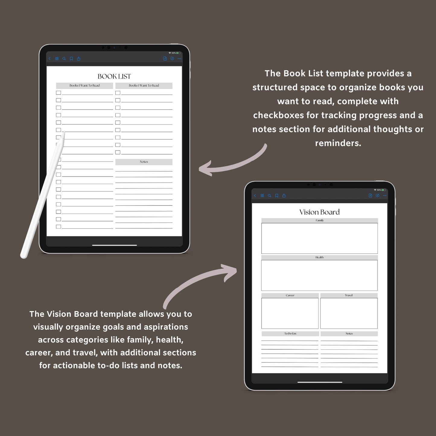 The Life Planner – Ultimate Digital Organizer for Goals, Budget, Health & Productivity | Printable PDF