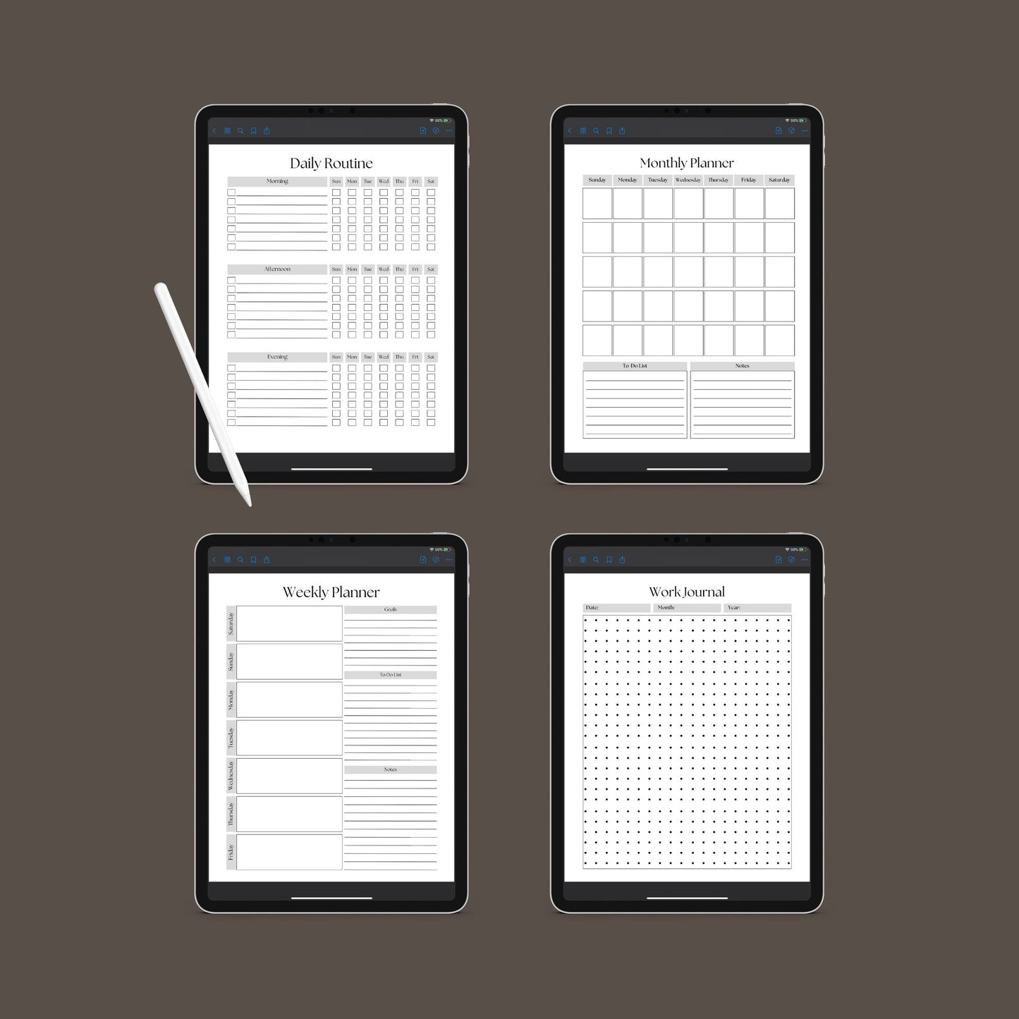 The Life Planner – Ultimate Digital Organizer for Goals, Budget, Health & Productivity | Printable PDF