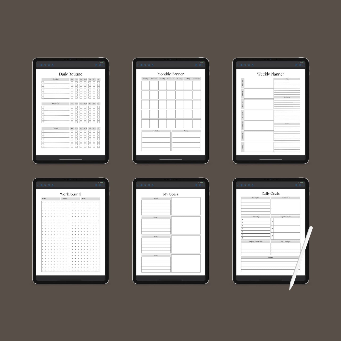 The Life Planner – Ultimate Digital Organizer for Goals, Budget, Health & Productivity | Printable PDF