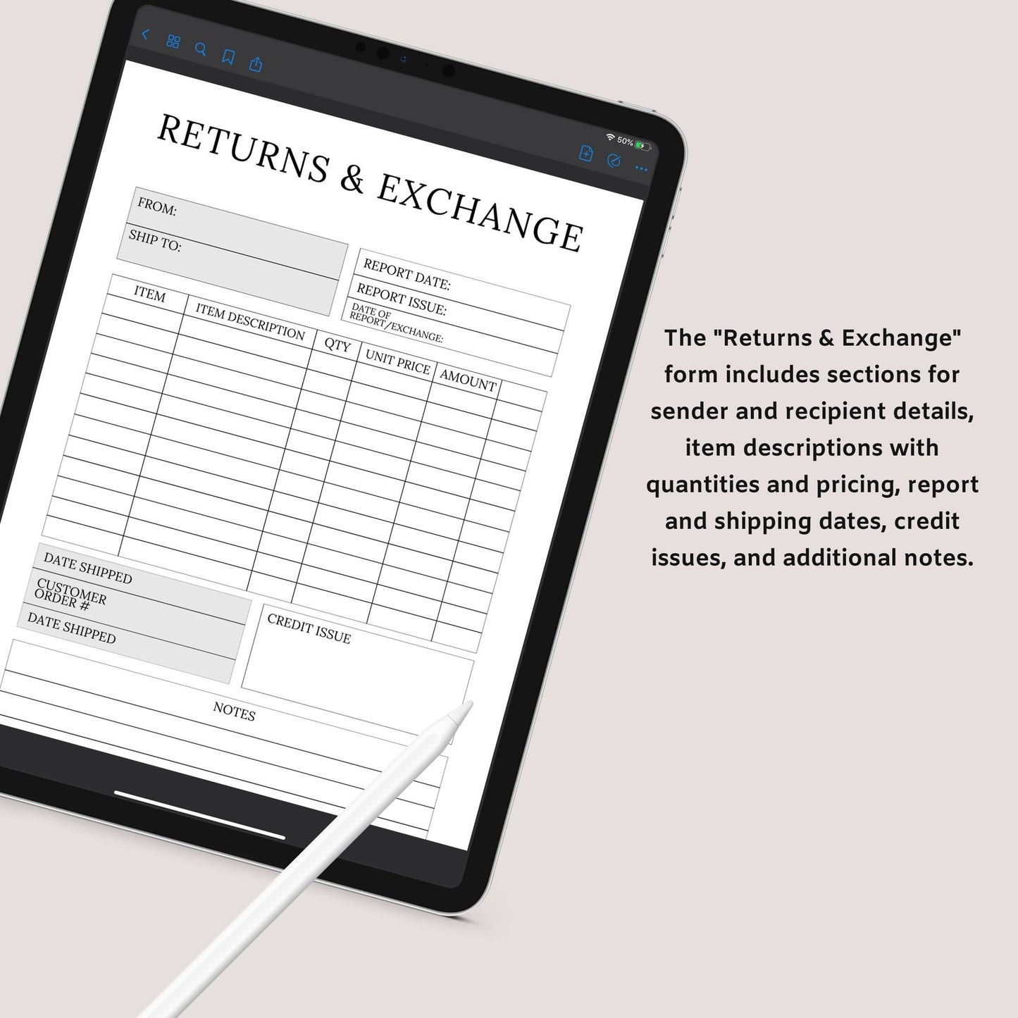 The Online Shop Planner – Business, Inventory & Marketing Tracker for E-Commerce Success | Printable PDF
