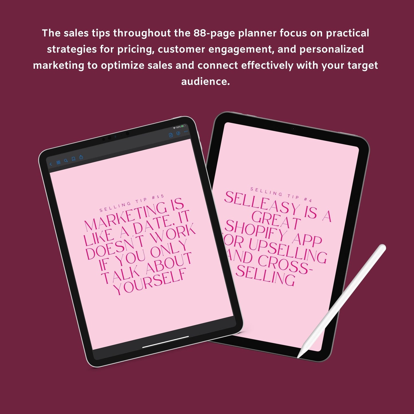The Sales Success Planner – Track Goals, Revenue & Strategies for Business Growth | Printable PDF