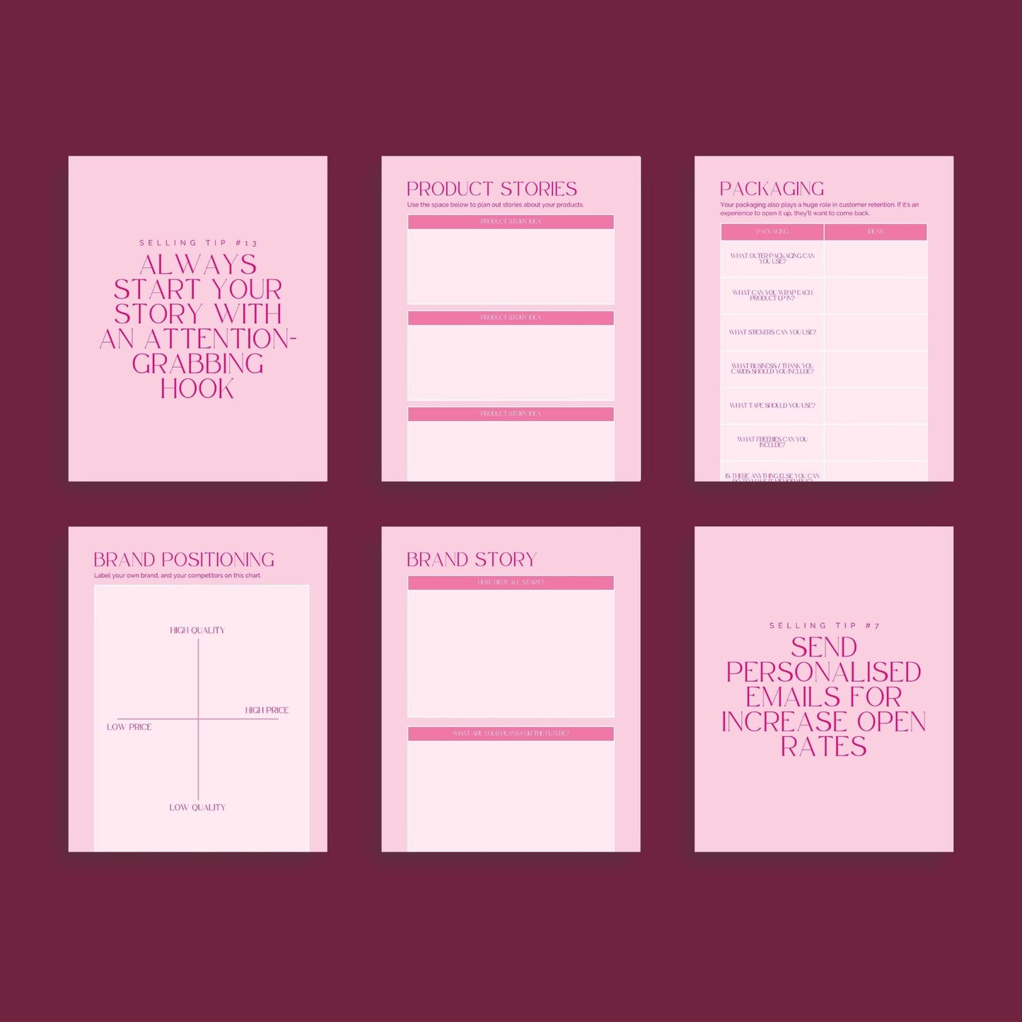 The Sales Success Planner – Track Goals, Revenue & Strategies for Business Growth | Printable PDF