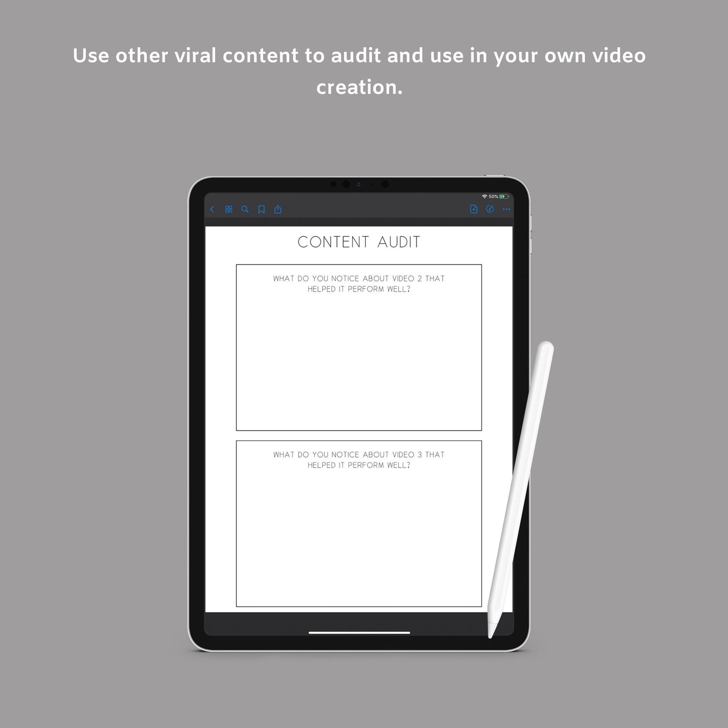 The Viral Planner – Track Social Media Growth & Create High-Engagement Content | Printable PDF