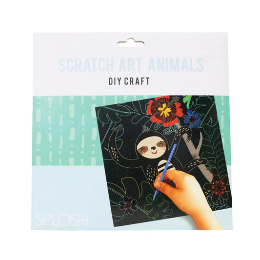 Splosh Scratch Art Animals – Discover the Joy of Creative Expression - The Grateful Collective