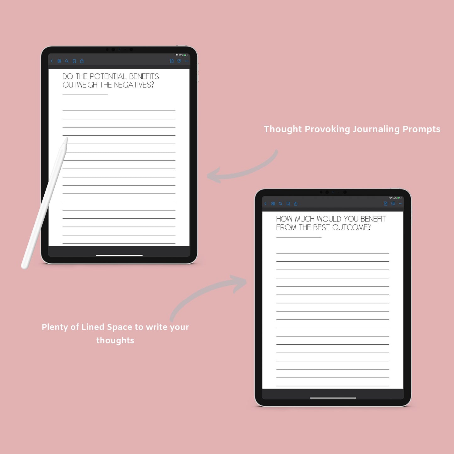 Comfort Zone Journal | Self-Growth & Mindset Planner | Digital PDF