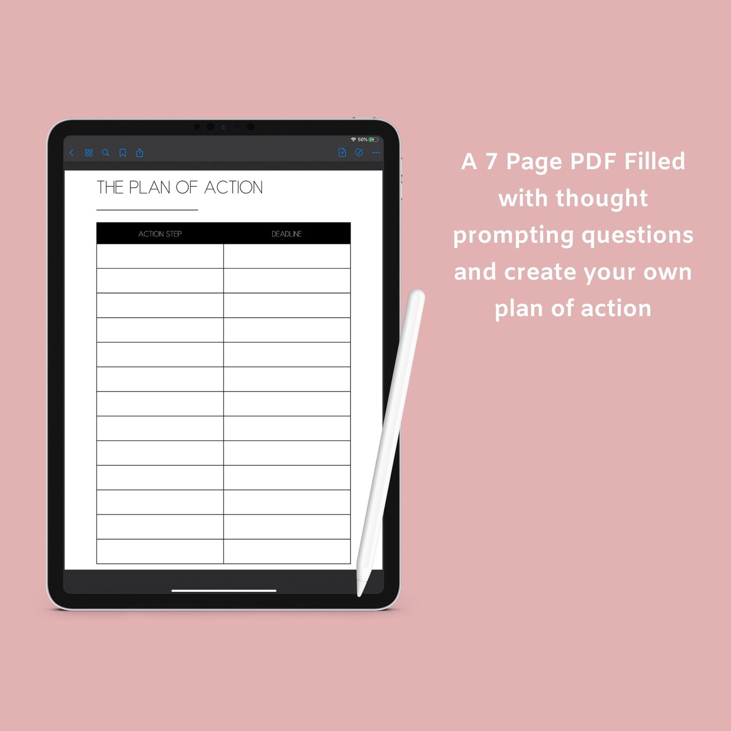 Comfort Zone Journal | Self-Growth & Mindset Planner | Digital PDF