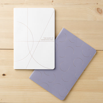 "The Shape of Something New" Notebook 2-Pack – Inspire Creativity and Embrace Change - The Grateful Collective