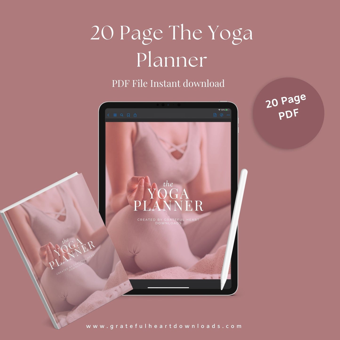 The Yoga Planner: Transform Your Practice & Life – Daily Yoga Journal & Tracker - The Grateful Collective