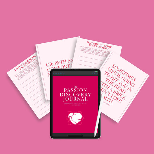 The Passion Discovery Journal – Find Your Purpose & Build a Life You Love - The Grateful Collective