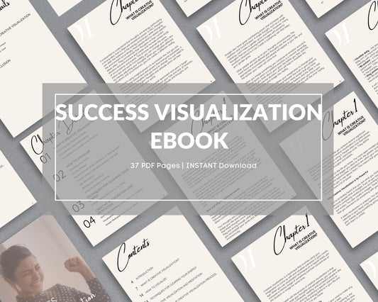 Success Visualization eBook – Unlock the Power of Your Mind to Manifest Your Goals | Digital PDF Download