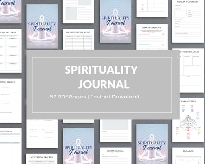 Spiritual Awakening Journal – Connect with Your Higher Self & Manifest Your Purpose | Printable PDF
