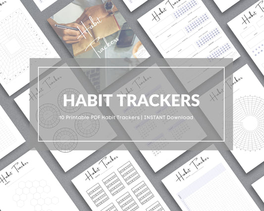 Habit Tracker – Build Consistent Routines & Track Progress | Printable PDF