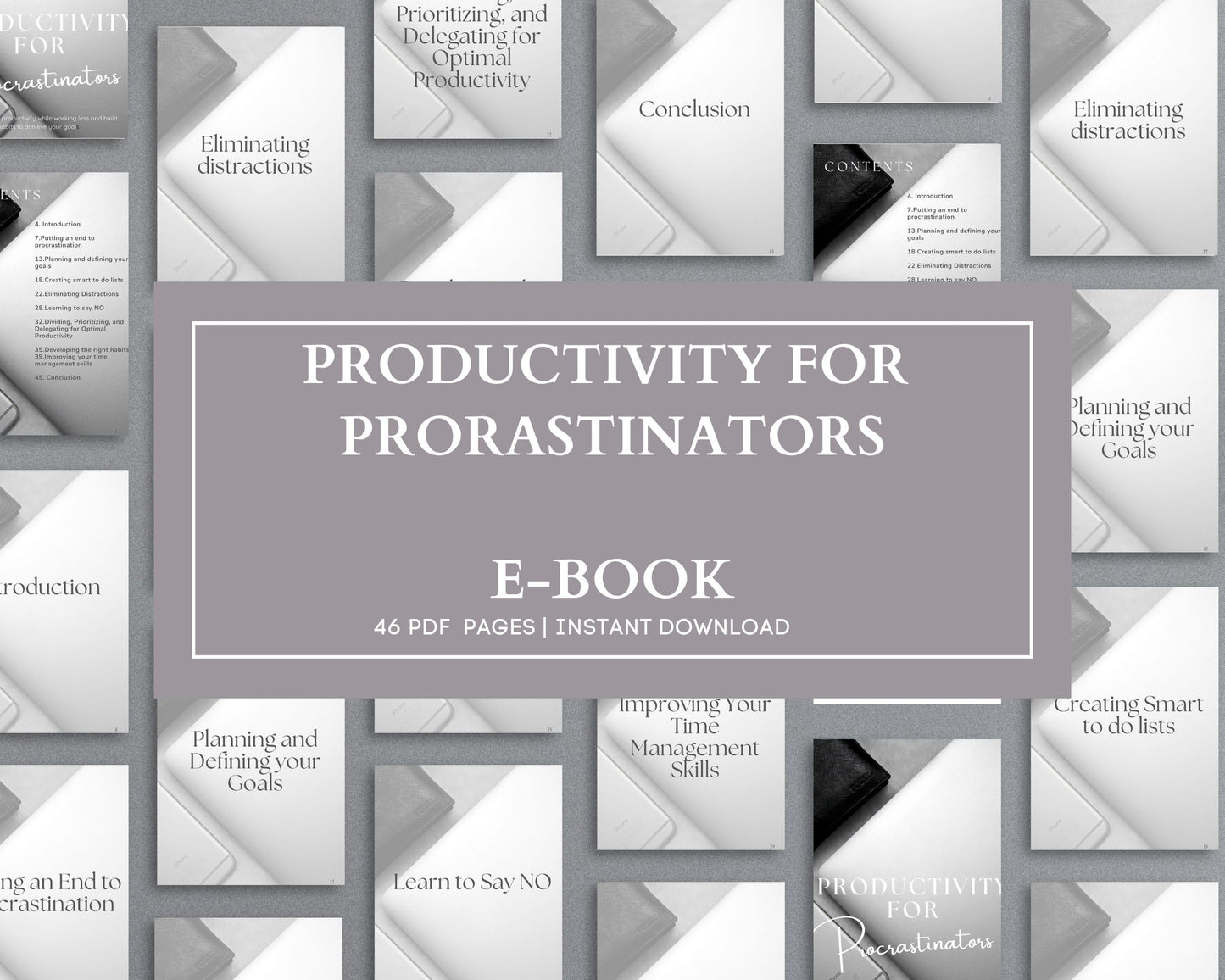 Productivity for Procrastinators – Beat Procrastination & Achieve More | eBook (PDF Download)