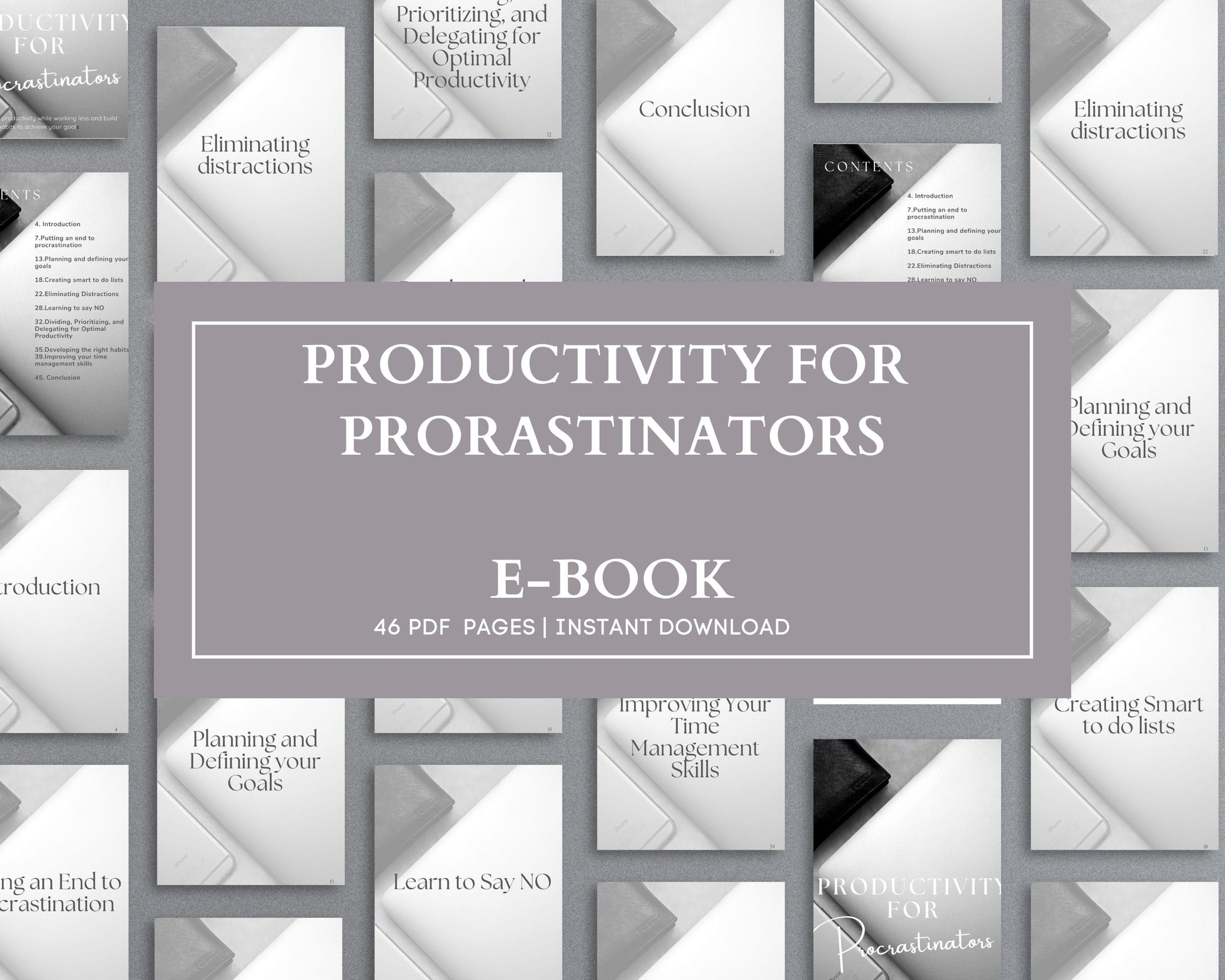 Productivity for Procrastinators – Beat Procrastination & Achieve More | eBook (PDF Download)