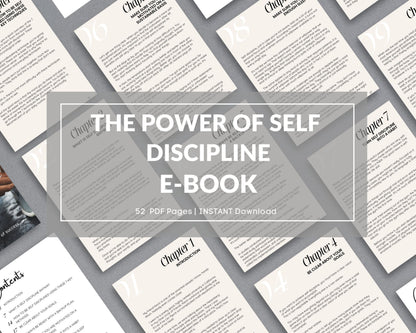 The Power of Self-Discipline eBook – Master Focus, Willpower & Success | Digital PDF Download