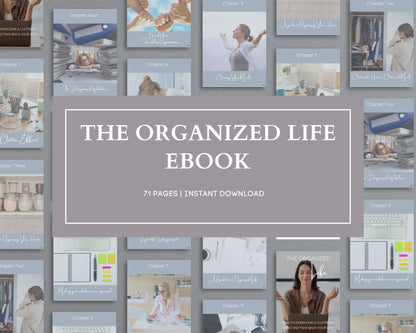 The Organized Life eBook – Declutter Your Mind & Take Control of Your Life | Digital PDF Download