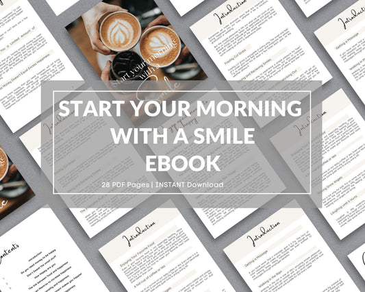 Start Your Morning with a Smile – Simple Habits for Happiness & Positive Living | eBook (PDF Download)