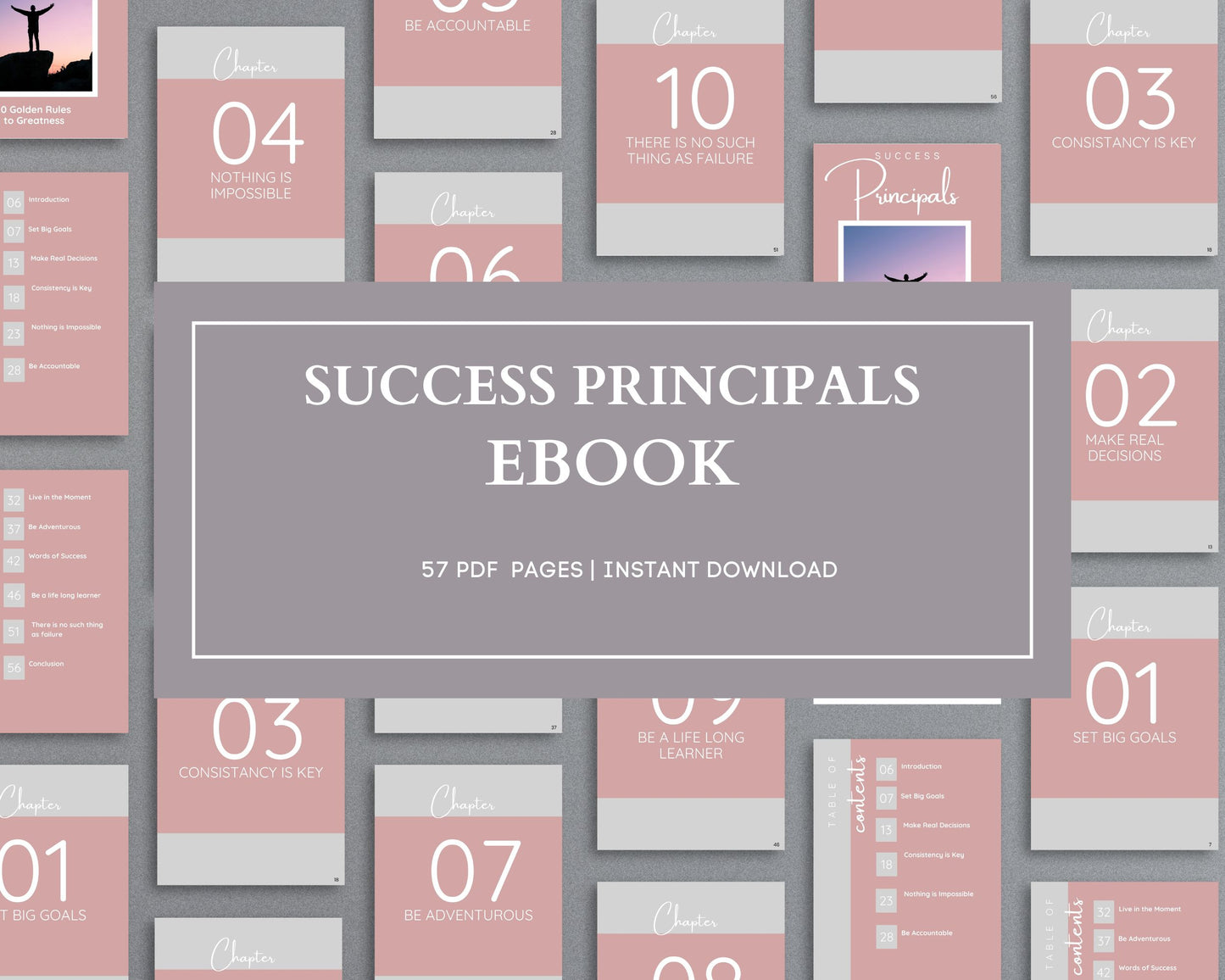 Success Principles eBook – 10 Golden Rules for Achieving Greatness | Digital PDF Download