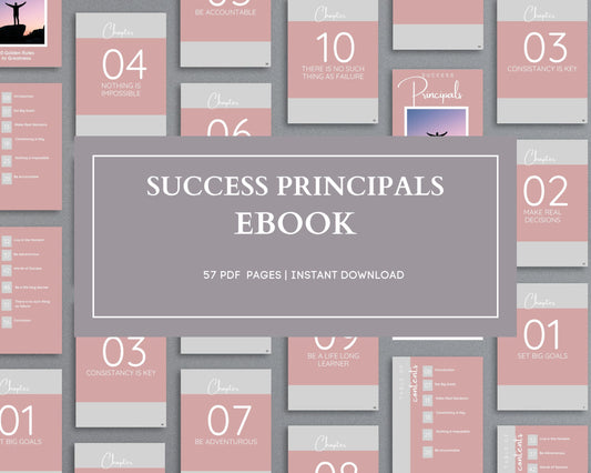 Success Principles eBook – 10 Golden Rules for Achieving Greatness | Digital PDF Download