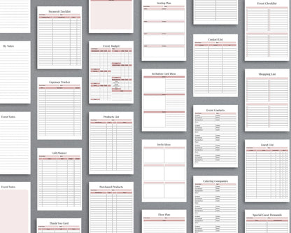 Event Planner – Organize, Budget & Track Every Detail of Your Event | Printable PDF