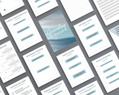 Journaling Planner – Cultivate Self-Reflection & Daily Mindfulness | Printable PDF