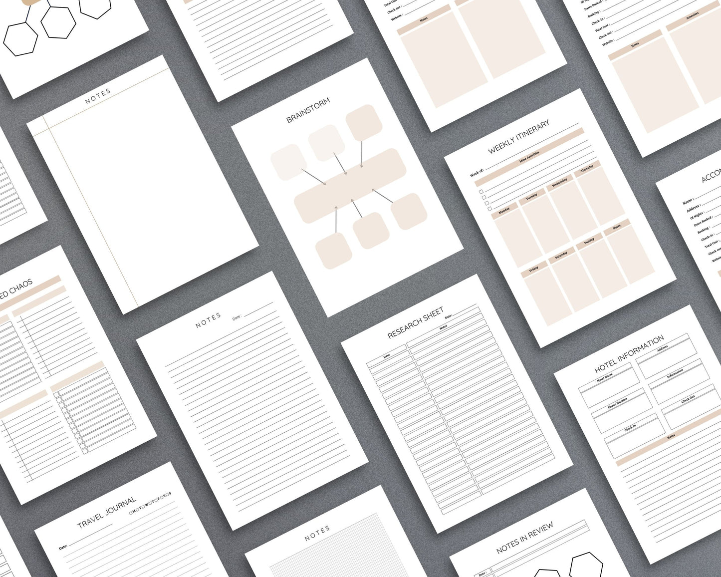 Travel Planner – Plan, Budget & Organize Your Perfect Trip | Printable PDF 