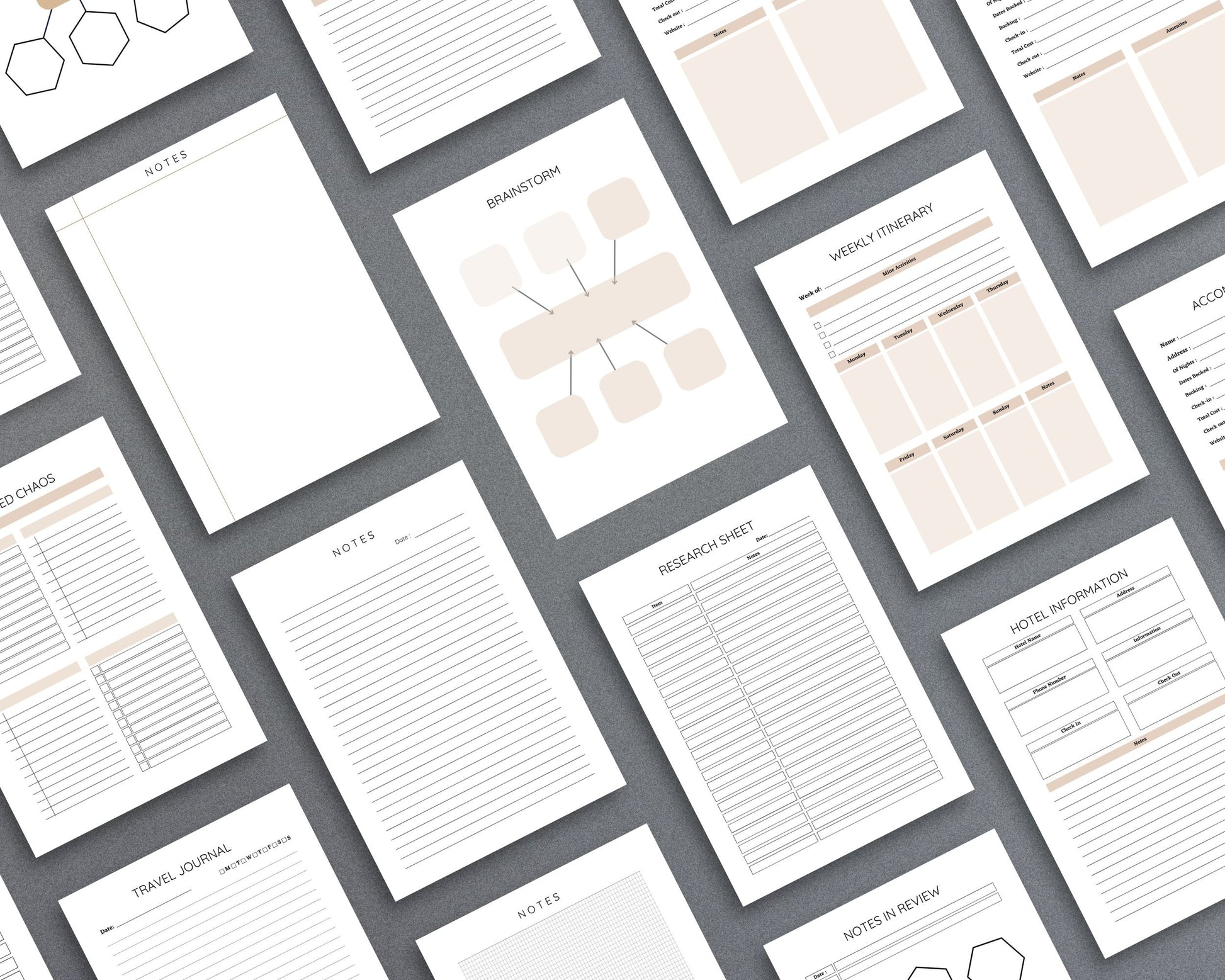 Travel Planner – Plan, Budget & Organize Your Perfect Trip | Printable PDF 