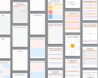 Self-Control Activity Book – Develop Emotional Regulation & Decision-Making Skills | Printable PDF