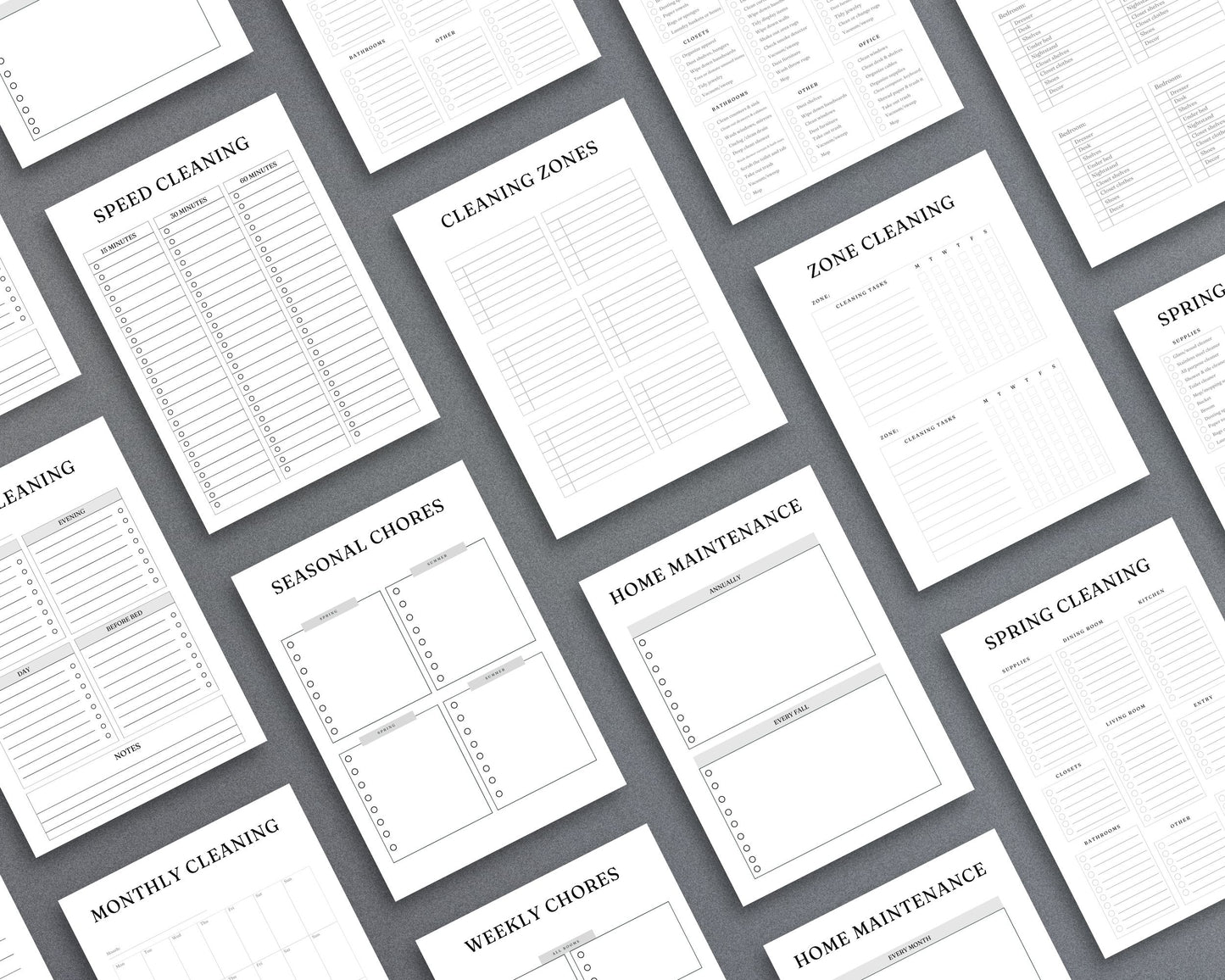 Decluttering & Cleaning Planner – Organize, Simplify & Maintain a Tidy Home | Printable PDF for Printing