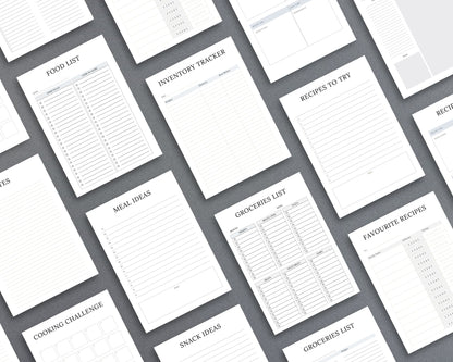 Meal Planner – Organize Weekly Meals, Track Nutrition & Save Time | Printable PDF 