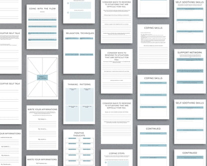 Being an Introvert Journal – Self-Discovery, Coping Skills & Self-Care | Printable PDF