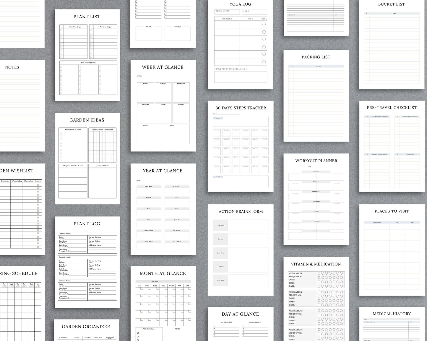 Household Management Planner – Organize Finances, Chores & Home Maintenance | Printable PDF