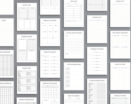 Household Management Planner – Organize Finances, Chores & Home Maintenance | Printable PDF