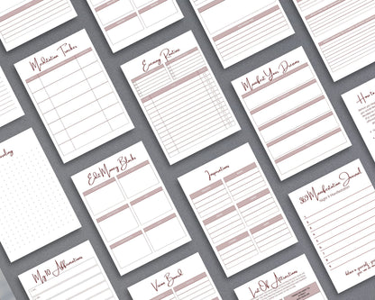 369 Manifestation Journal – Unlock the Power of the Universe & Manifest Your Dreams | Printable PDF
