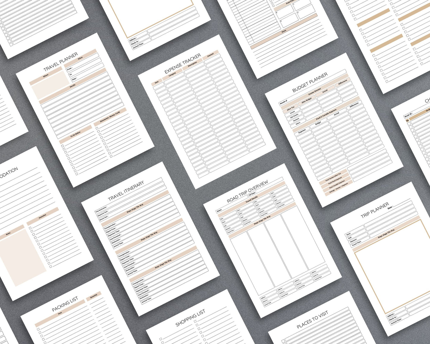 Travel Planner – Plan, Budget & Organize Your Perfect Trip | Printable PDF 