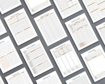 Travel Planner – Plan, Budget & Organize Your Perfect Trip | Printable PDF 