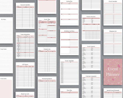 Event Planner – Organize, Budget & Track Every Detail of Your Event | Printable PDF