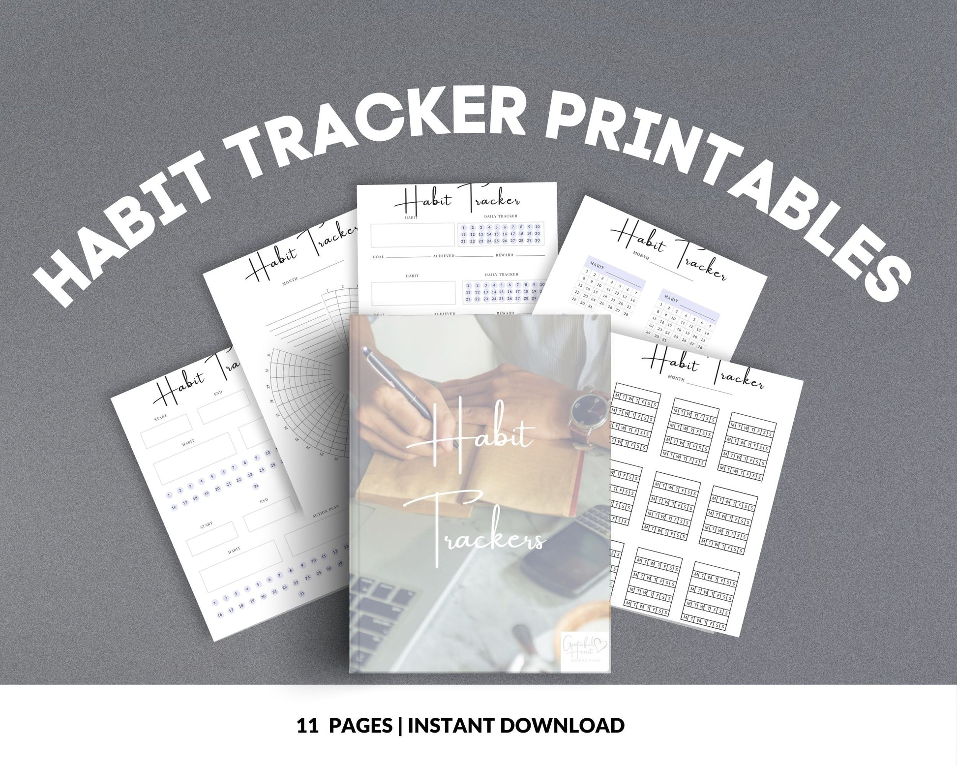 Habit Tracker – Build Consistent Routines & Track Progress | Printable PDF
