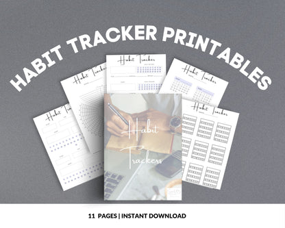 Habit Tracker – Build Consistent Routines & Track Progress | Printable PDF