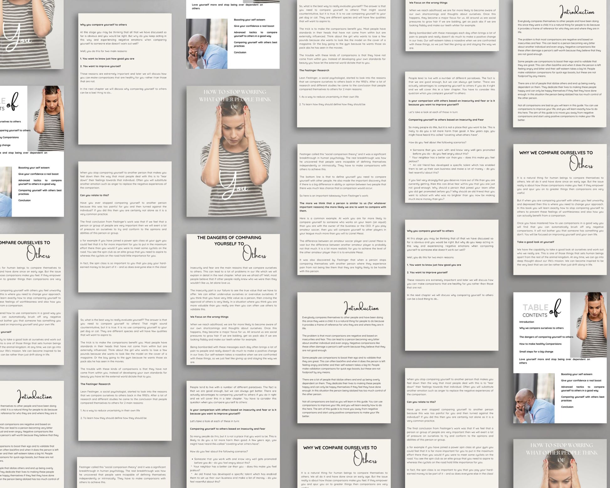 How to Stop Worrying What Others Think – Boost Confidence & Self-Esteem | Printable PDF eBook