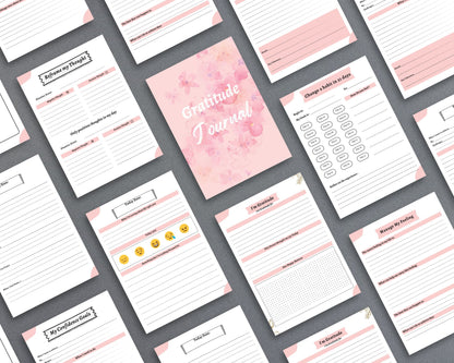 Gratitude Journal – Cultivate Positivity & Mindfulness | Printable PDF