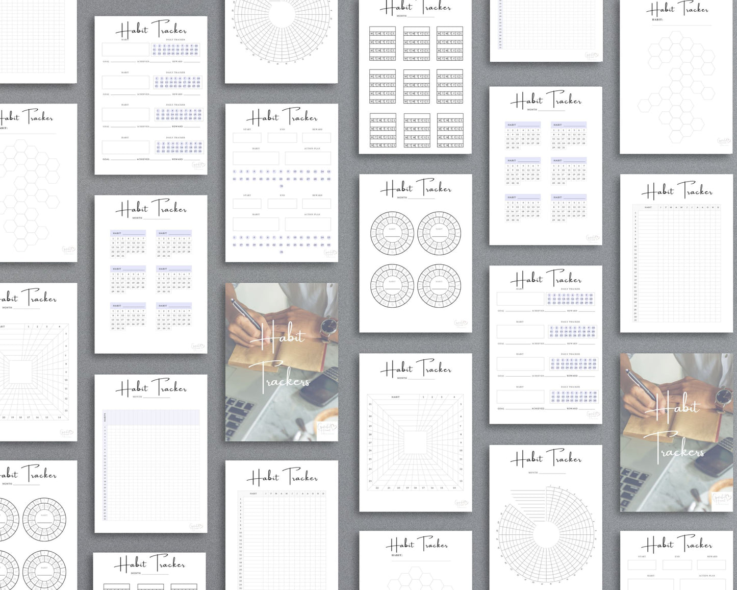 Habit Tracker – Build Consistent Routines & Track Progress | Printable PDF